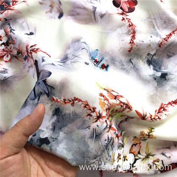 Chinese Wash Painting Rayon 45S Semi Digital Printing